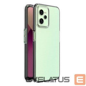 Nugarėlės dėklai Hurtel  Black || Transparent 