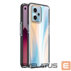 Nugarėlės dėklai Hurtel  Black || Transparent 