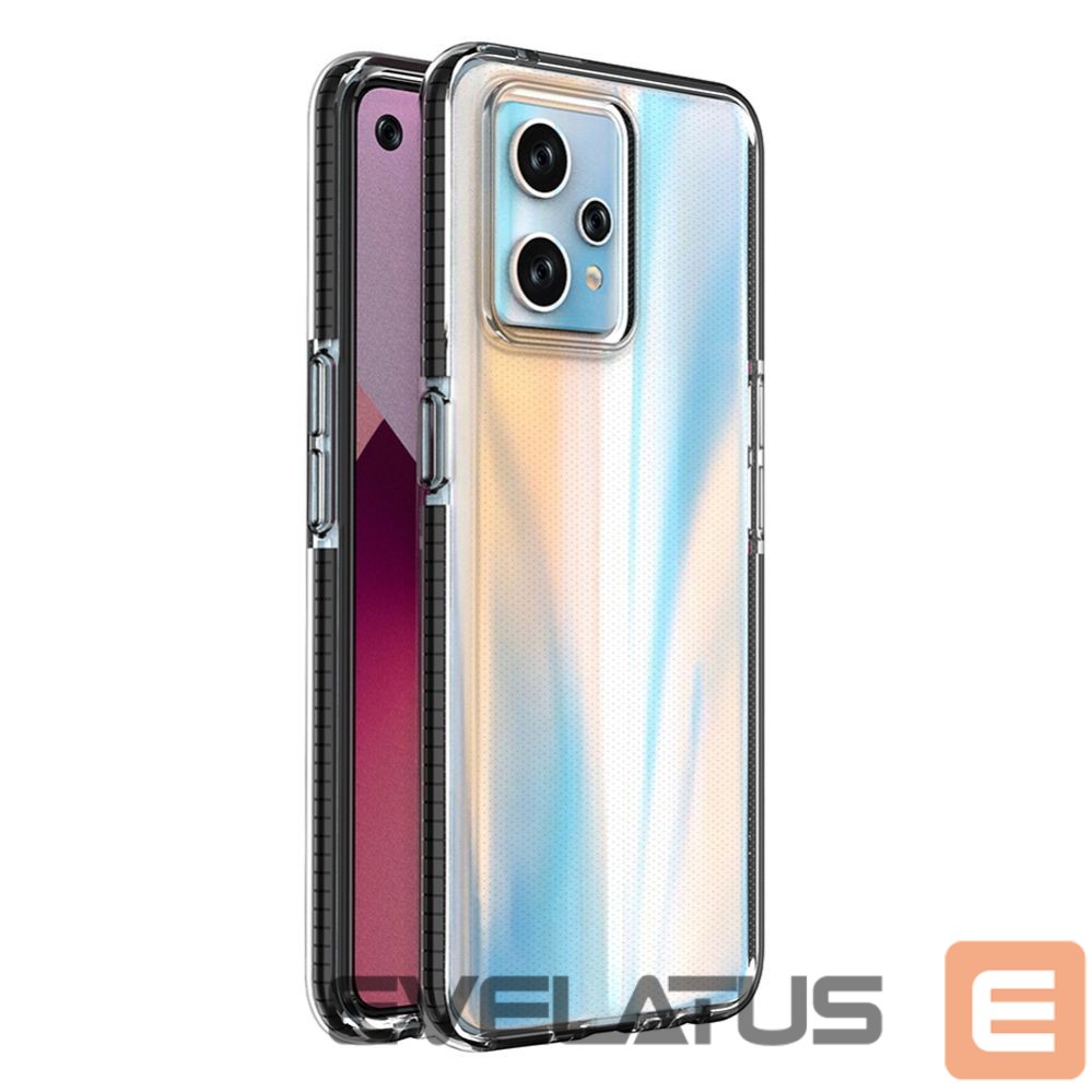 Nugarėlės dėklai Hurtel Black || Transparent
