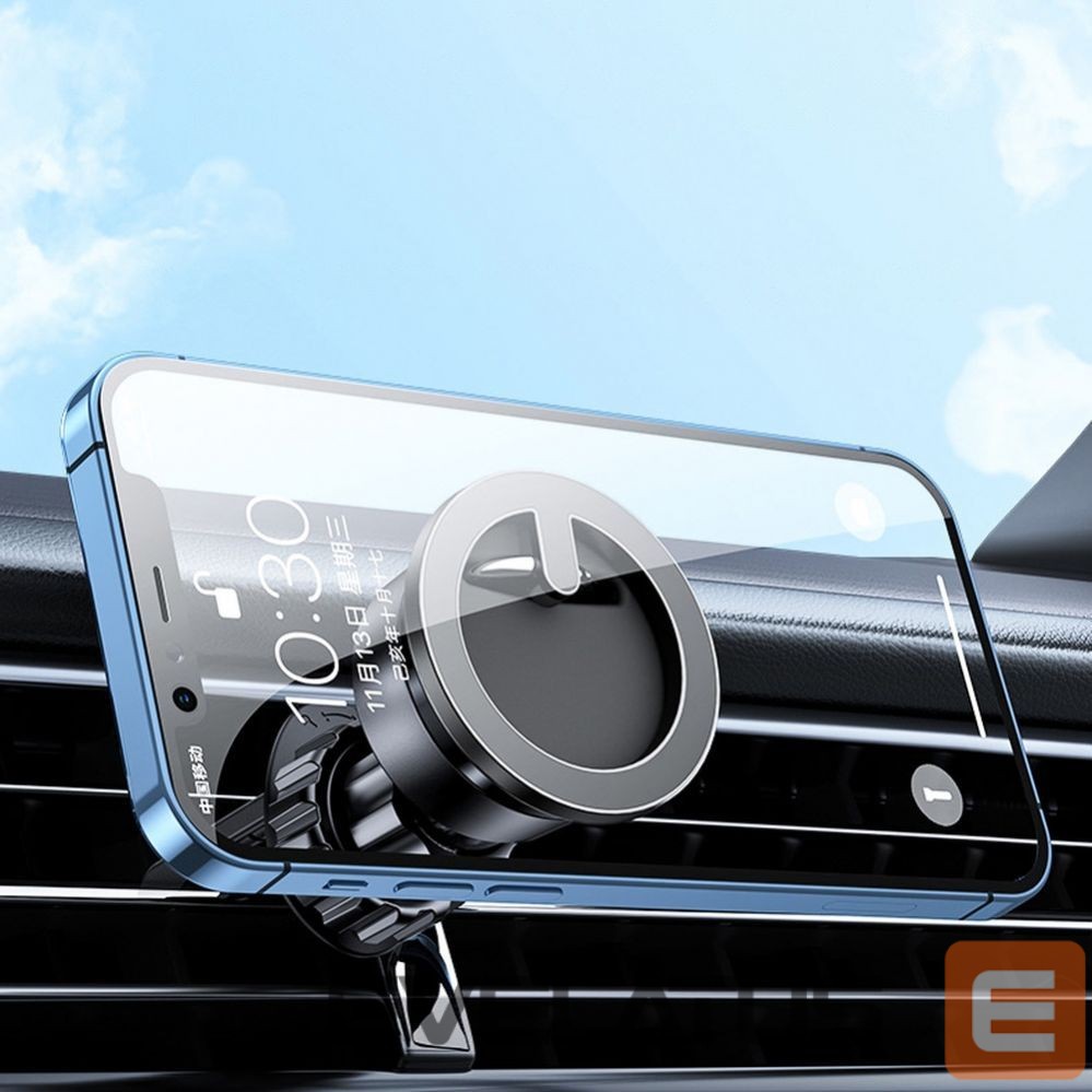 Automatinis laikiklis Joyroom Joyroom kit multifunctional magnetic car holder ring phone support black (JR-ZS294)