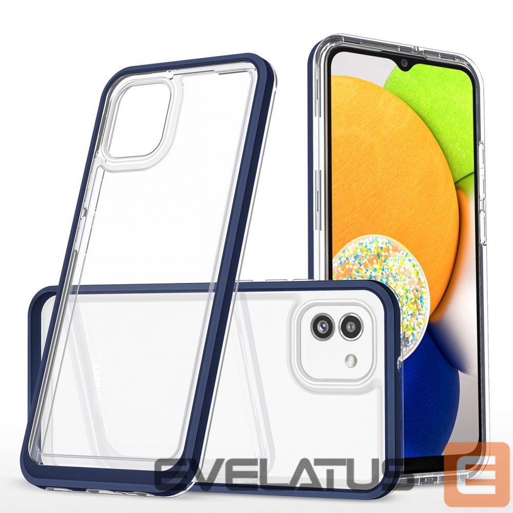 Nugarėlės dėklai Hurtel Blue || Transparent