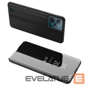 Nugarėlės dėklai Hurtel  Clear View Case cover for Realme C31 flip cover black 