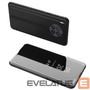 Nugarėlės dėklai Hurtel  Clear View Case cover for Huawei nova 8i cover with a flap black 