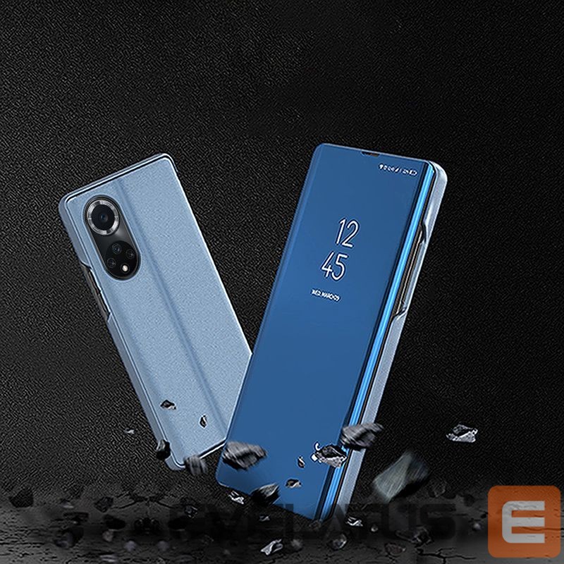 Nugarėlės dėklai Hurtel Clear View Case case for Huawei nova 9 flip cover black