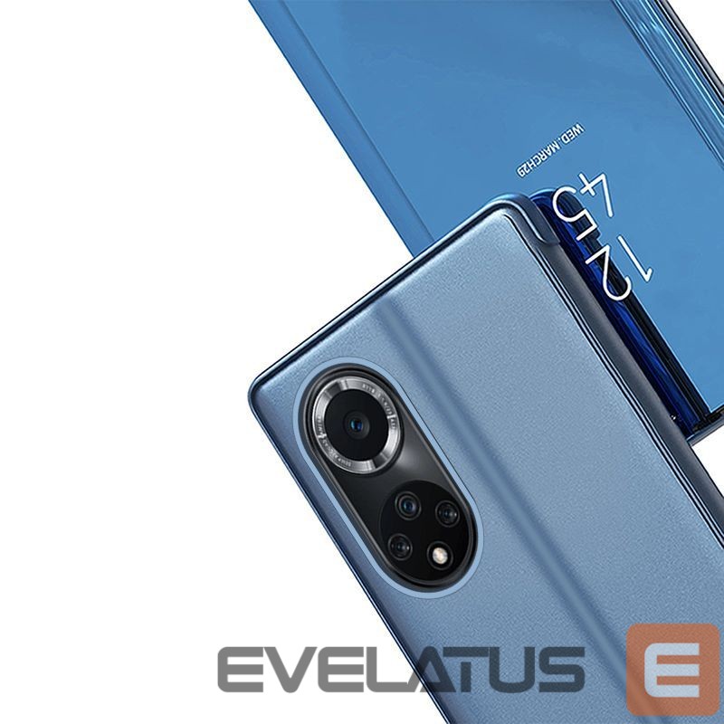 Nugarėlės dėklai Hurtel Clear View Case case for Huawei nova 9 flip cover black