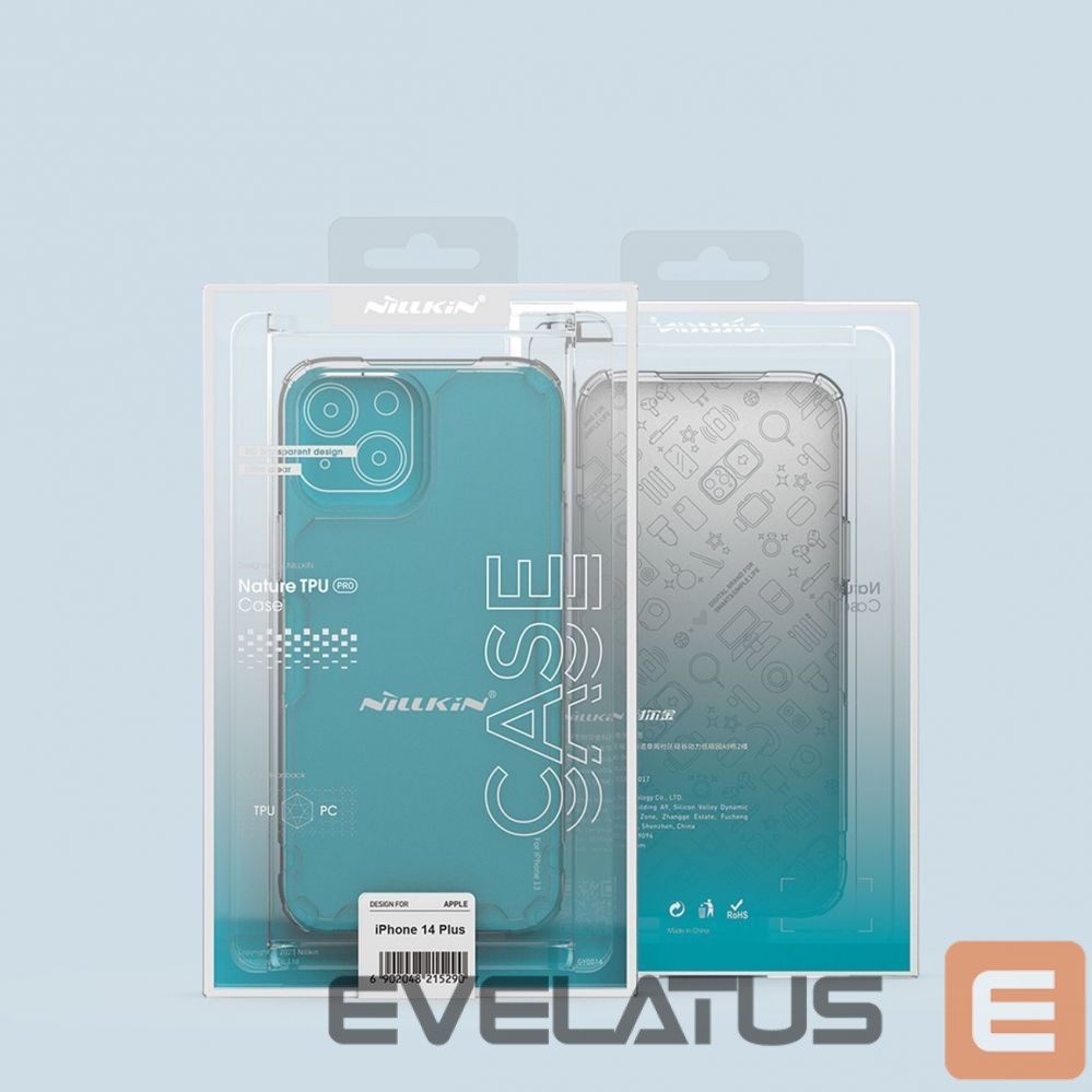 Nugarėlės dėklai Nillkin Transparent || White