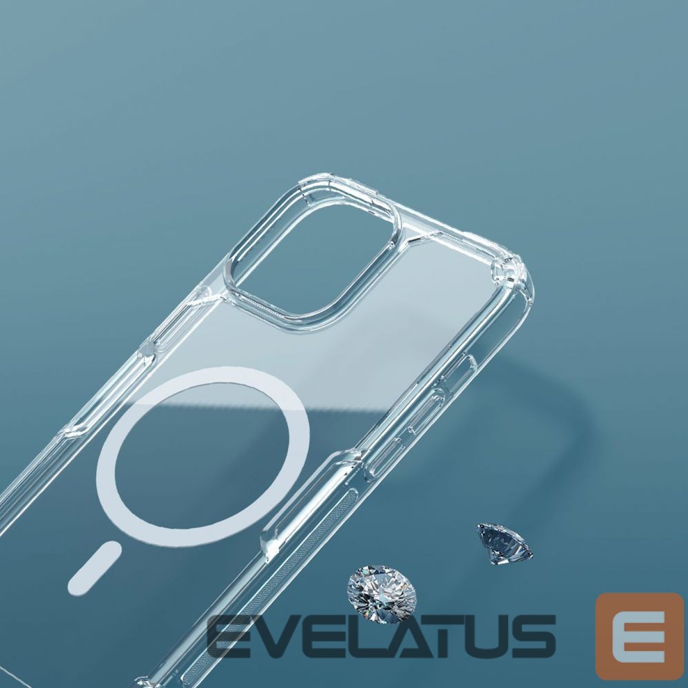 Nugarėlės dėklai Nillkin Transparent || White