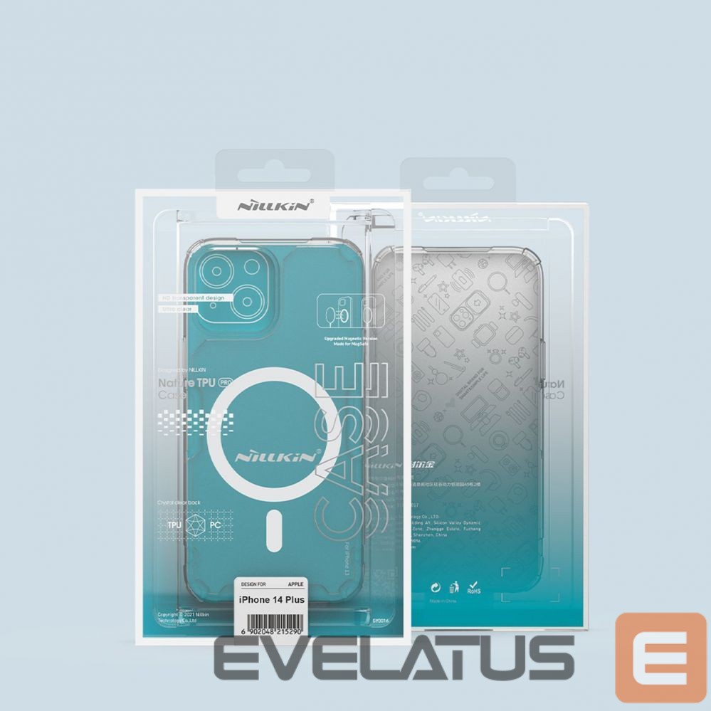 Nugarėlės dėklai Nillkin Transparent || White