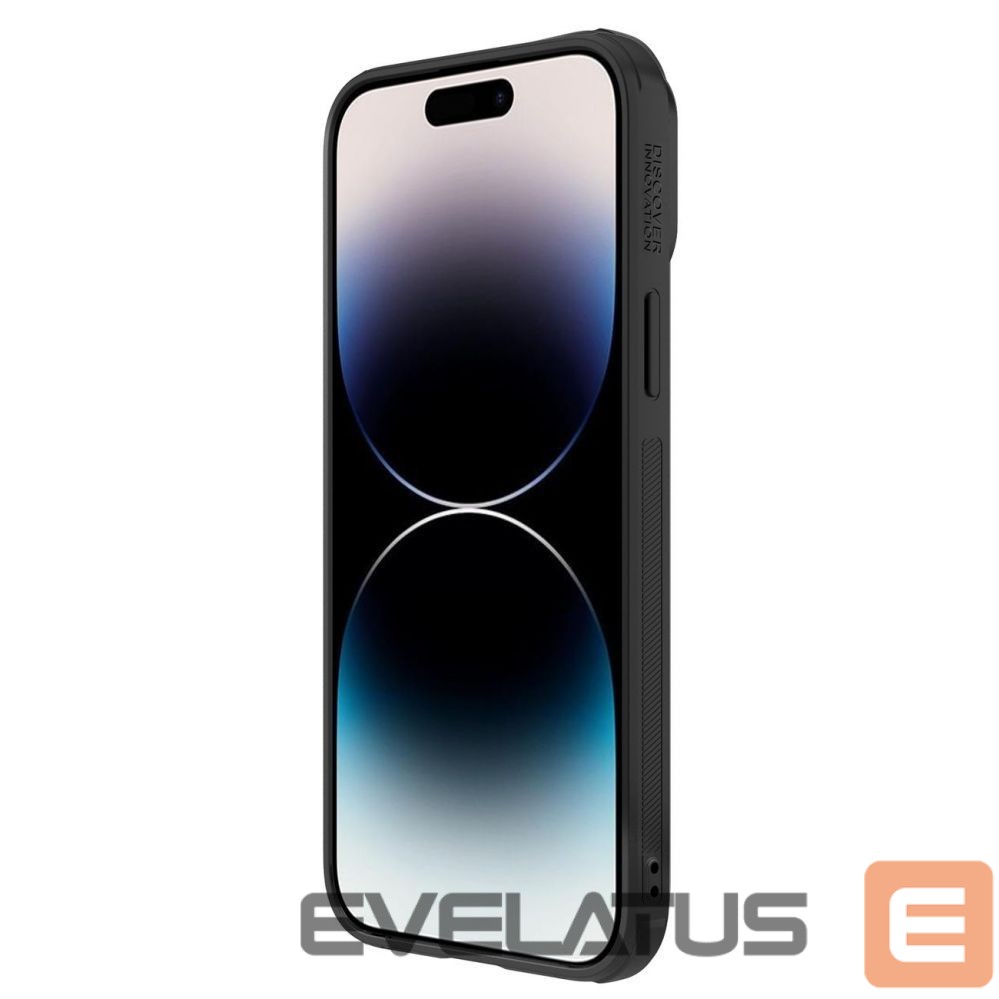 Nugarėlės dėklai Nillkin Nillkin Synthetic Fiber S Case iPhone 14 Pro case with camera cover, black