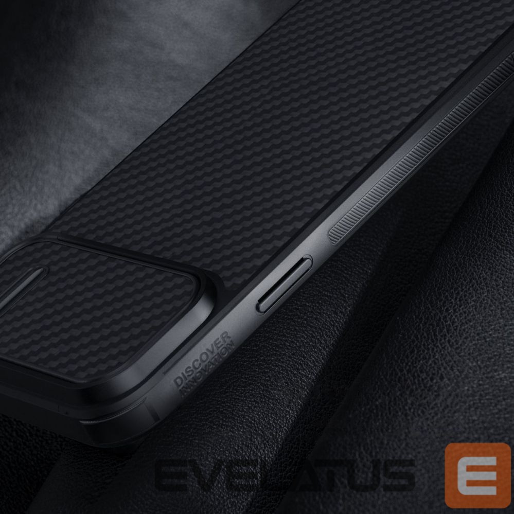 Nugarėlės dėklai Nillkin Nillkin Synthetic Fiber S Case iPhone 14 Pro case with camera cover, black