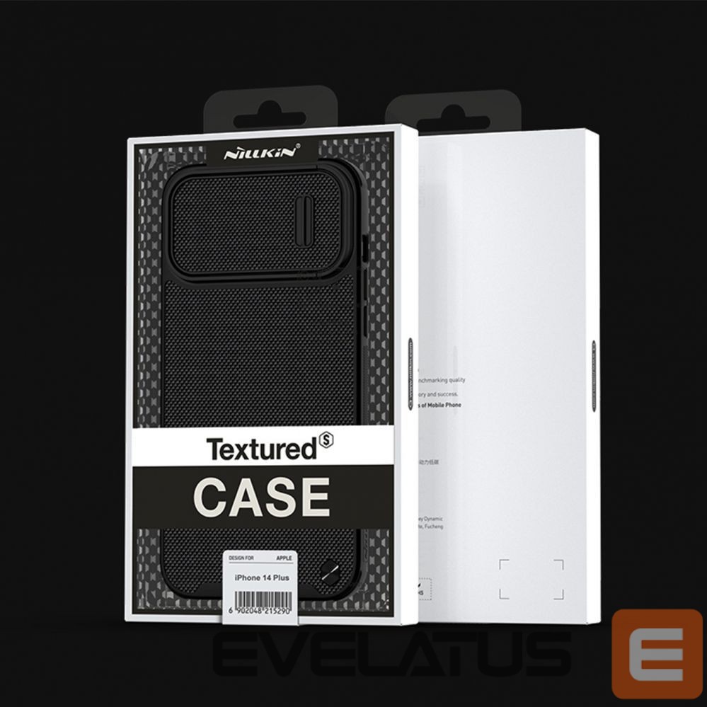 Nugarėlės dėklai Nillkin Nillkin Textured S Case iPhone 14 Pro Max armored cover with camera cover dark green