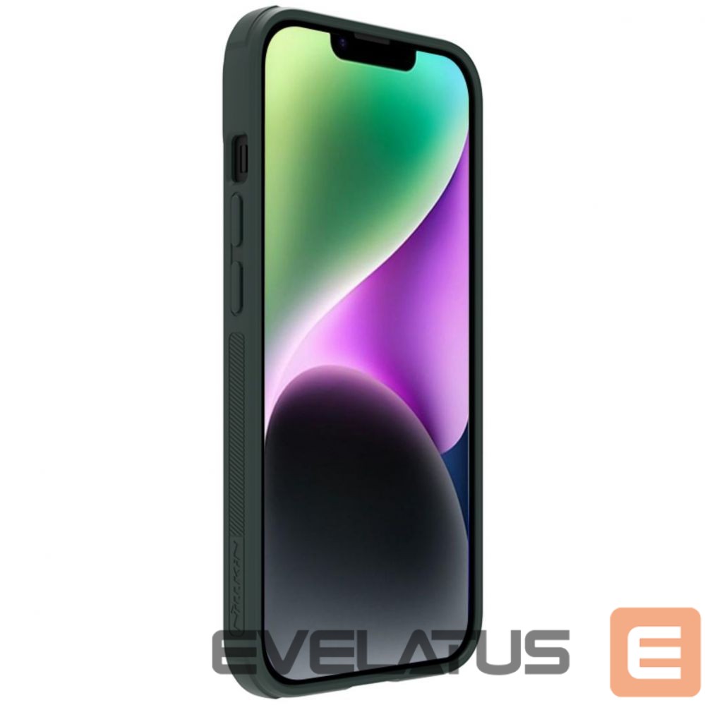 Nugarėlės dėklai Nillkin Nillkin Textured S Case iPhone 14 Pro Max armored cover with camera cover dark green