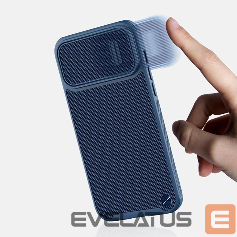 Nugarėlės dėklai Nillkin Nillkin Textured S Case iPhone 14 Pro Max armored cover with camera cover dark green