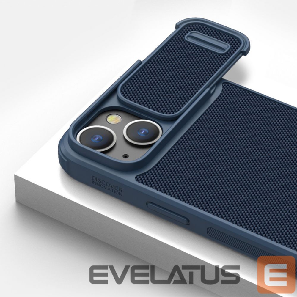 Nugarėlės dėklai Nillkin Nillkin Textured S Case iPhone 14 Pro Max armored cover with camera cover dark green