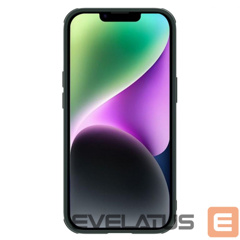 Nugarėlės dėklai Nillkin Nillkin Textured S Case iPhone 14 Pro Max armored cover with camera cover dark green