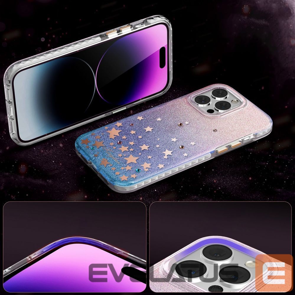 Nugarėlės dėklai Kingxbar Zodiac \ Violet || Pink