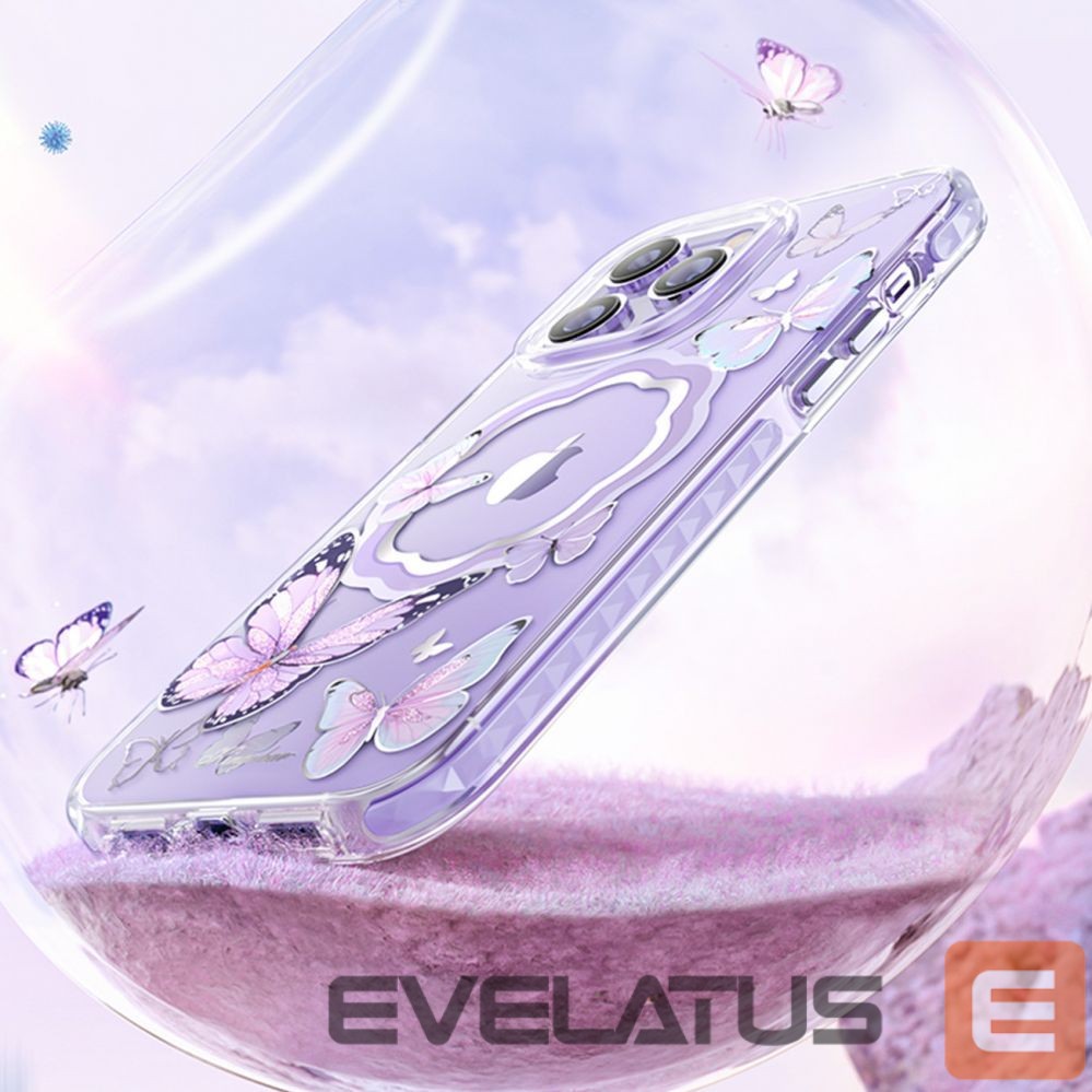 Nugarėlės dėklai Kingxbar Pink || Transparent