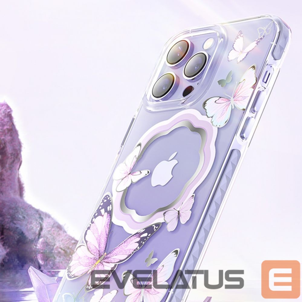 Nugarėlės dėklai Kingxbar Pink || Transparent