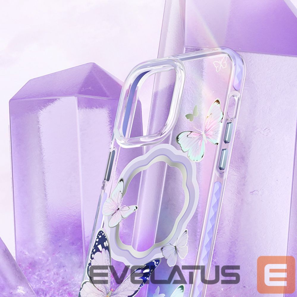 Nugarėlės dėklai Kingxbar Pink || Transparent