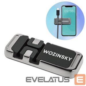 Kiti Wozinsky  Wozinsky Magnetic Phone Holder with Cable Organizer (WMCDO-B1) 