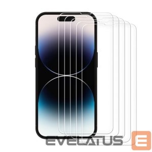 Nugarėlės dėklai Joyroom  Joyroom Knight 2,5D FS TG 5x glass iPhone 14 Plus full screen (JR-DH07) 