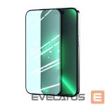 Apsauginiai stiklai Joyroom  Joyroom Knight Green Glass for iPhone 14 Pro with Full Screen Anti Blue Light Filter (JR-G02) 