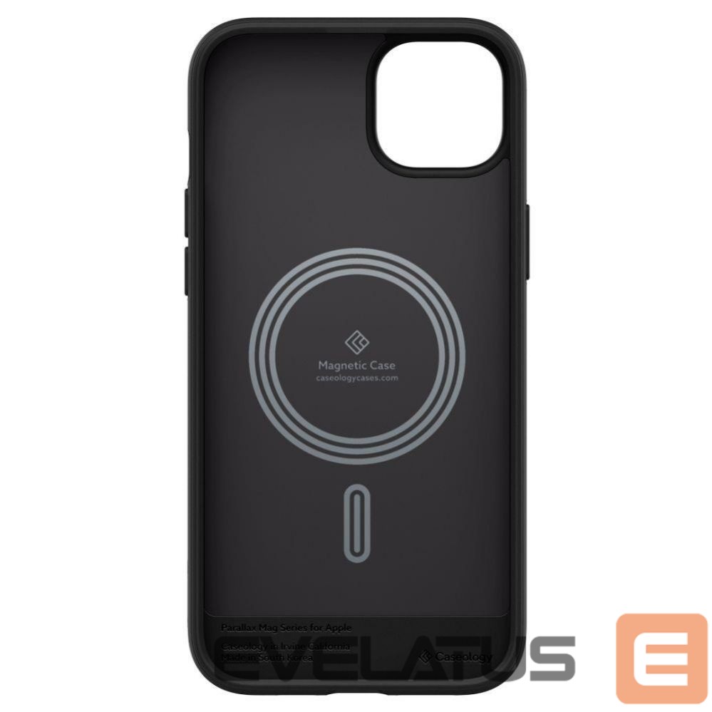 Nugarėlės dėklai Spigen Caseology Parallax Mag MagSafe iPhone 14 Plus Case - Matte Black