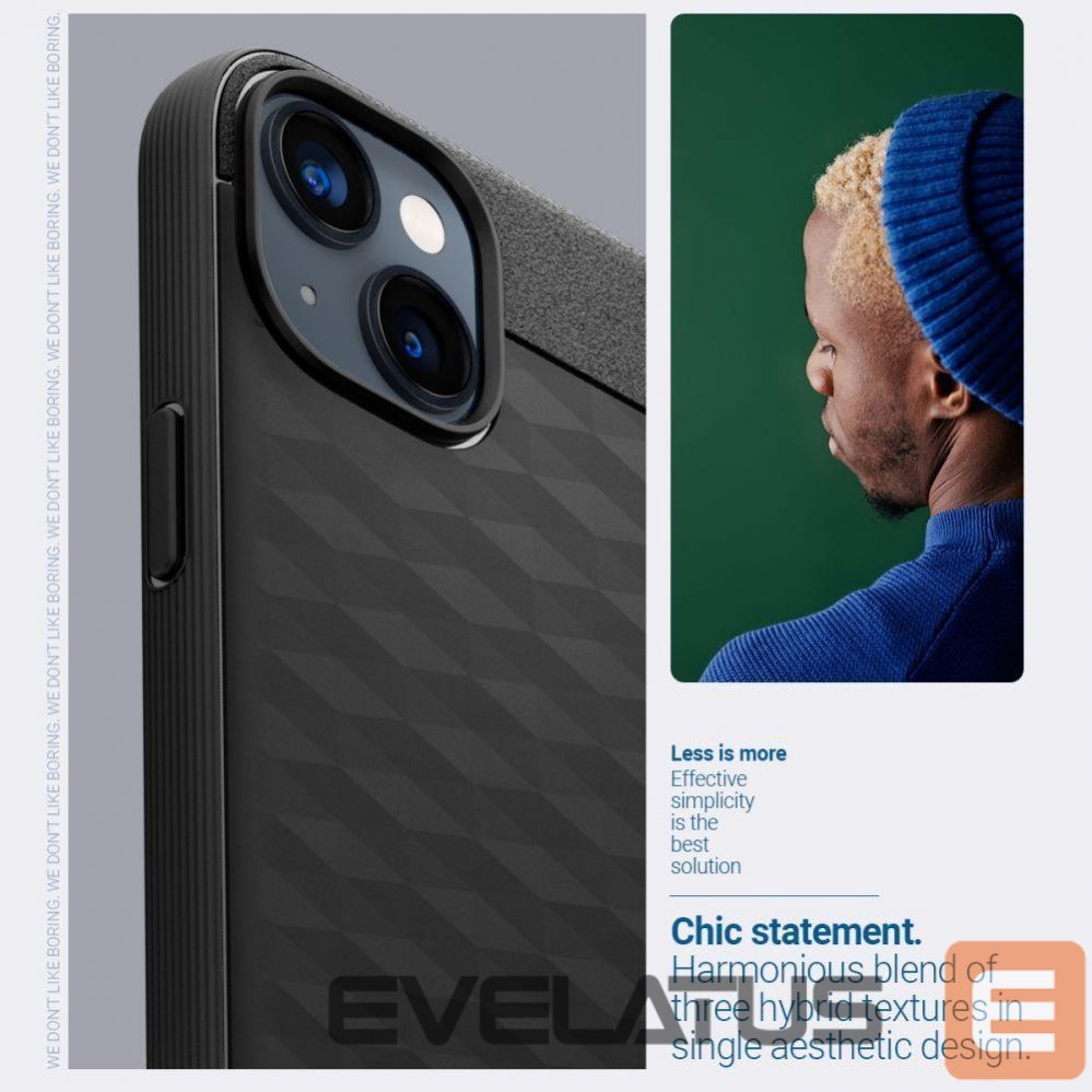 Nugarėlės dėklai Spigen Caseology Parallax Mag MagSafe iPhone 14 Plus Case - Matte Black
