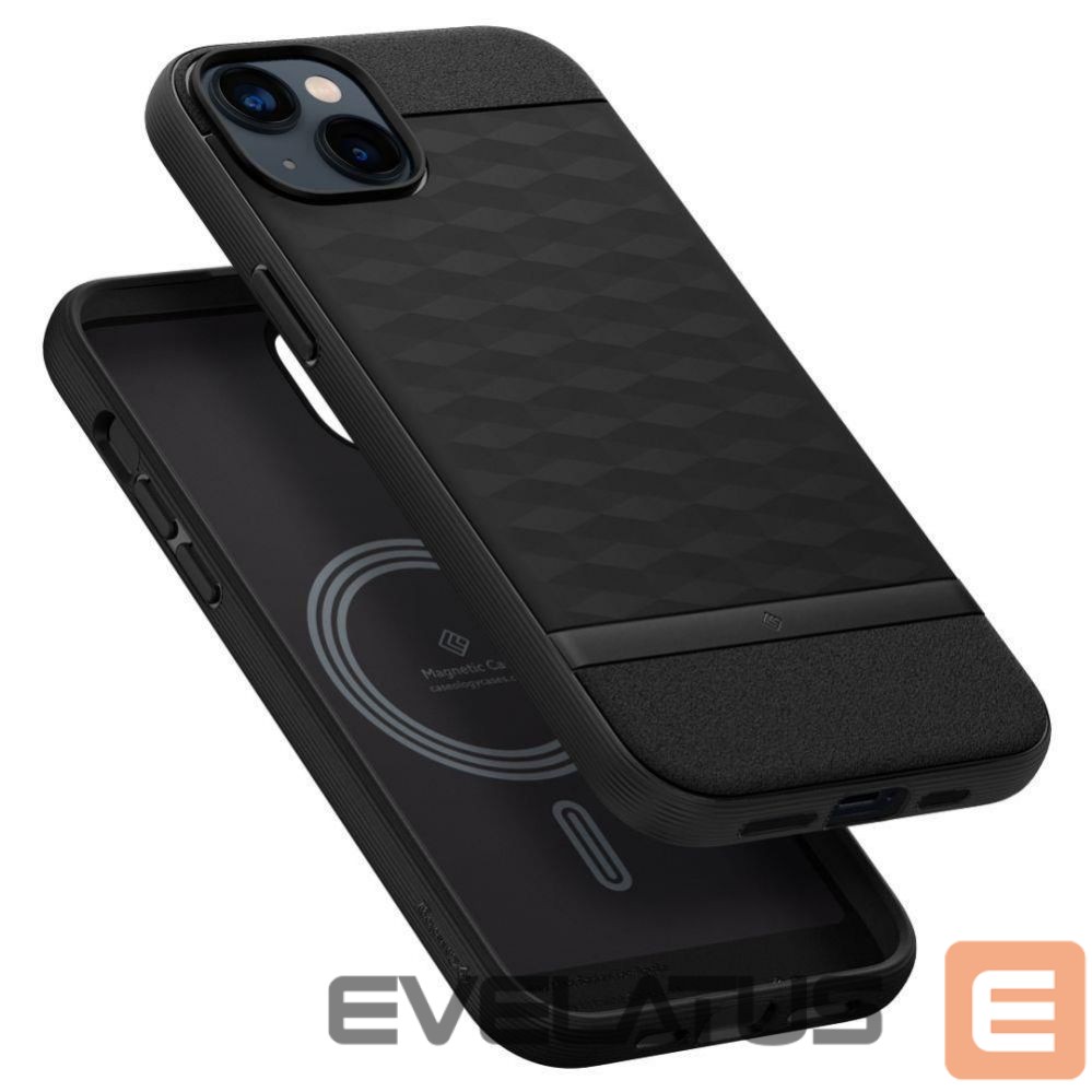 Nugarėlės dėklai Spigen Caseology Parallax Mag MagSafe iPhone 14 Plus Case - Matte Black
