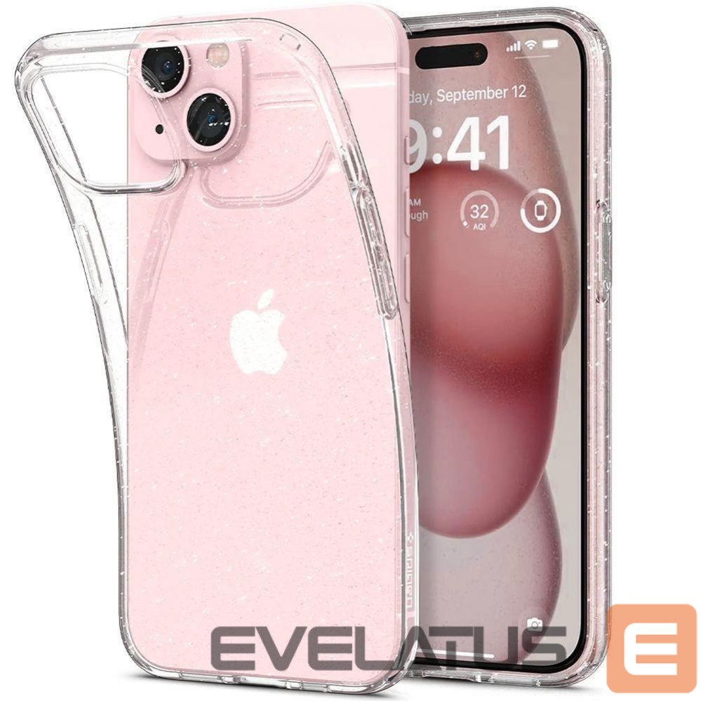 Nugarėlės dėklai Spigen Transparent || Silver