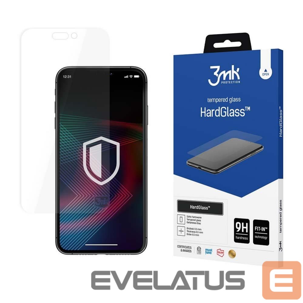 Apsauginiai stiklai 3MK Tempered Glass 9H 3mk HardGlass for iPhone 14 Pro Max