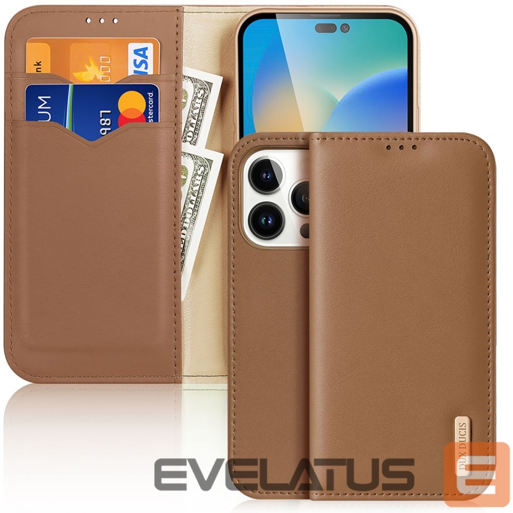 Nugarėlės dėklai Dux Ducis Brown