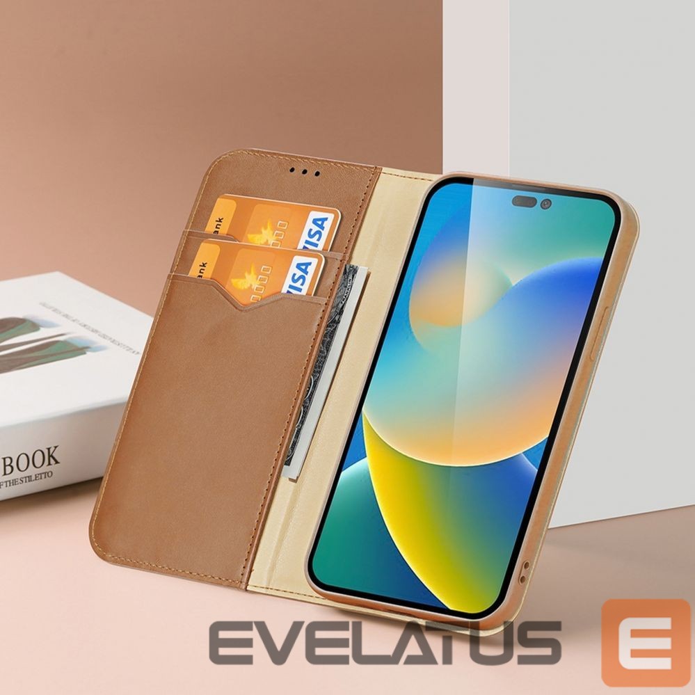 Nugarėlės dėklai Dux Ducis Brown