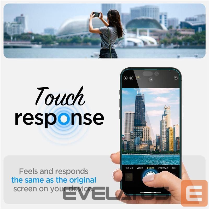 Apsauginiai stiklai Spigen Spigen Glas.tR EZ Fit tempered glass for iPhone 14 Pro - 2 pcs.