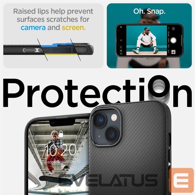 Nugarėlės dėklai Spigen Black