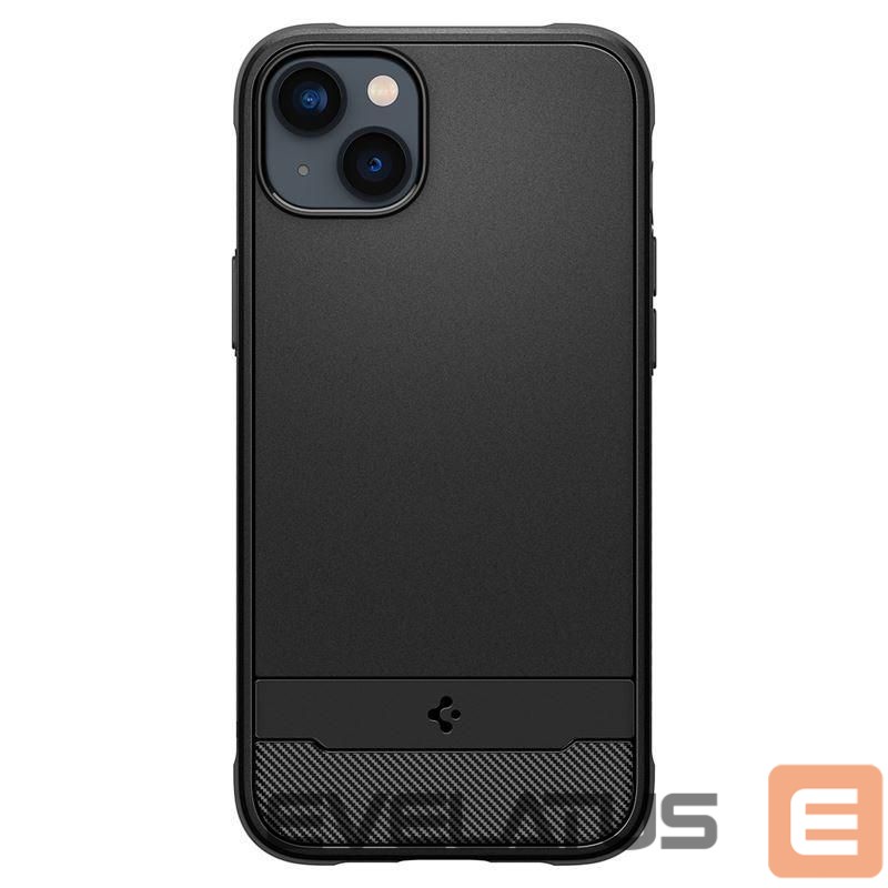 Nugarėlės dėklai Spigen Spigen Rugged Armor Mag Case with MagSafe for iPhone 14 - Matte Black