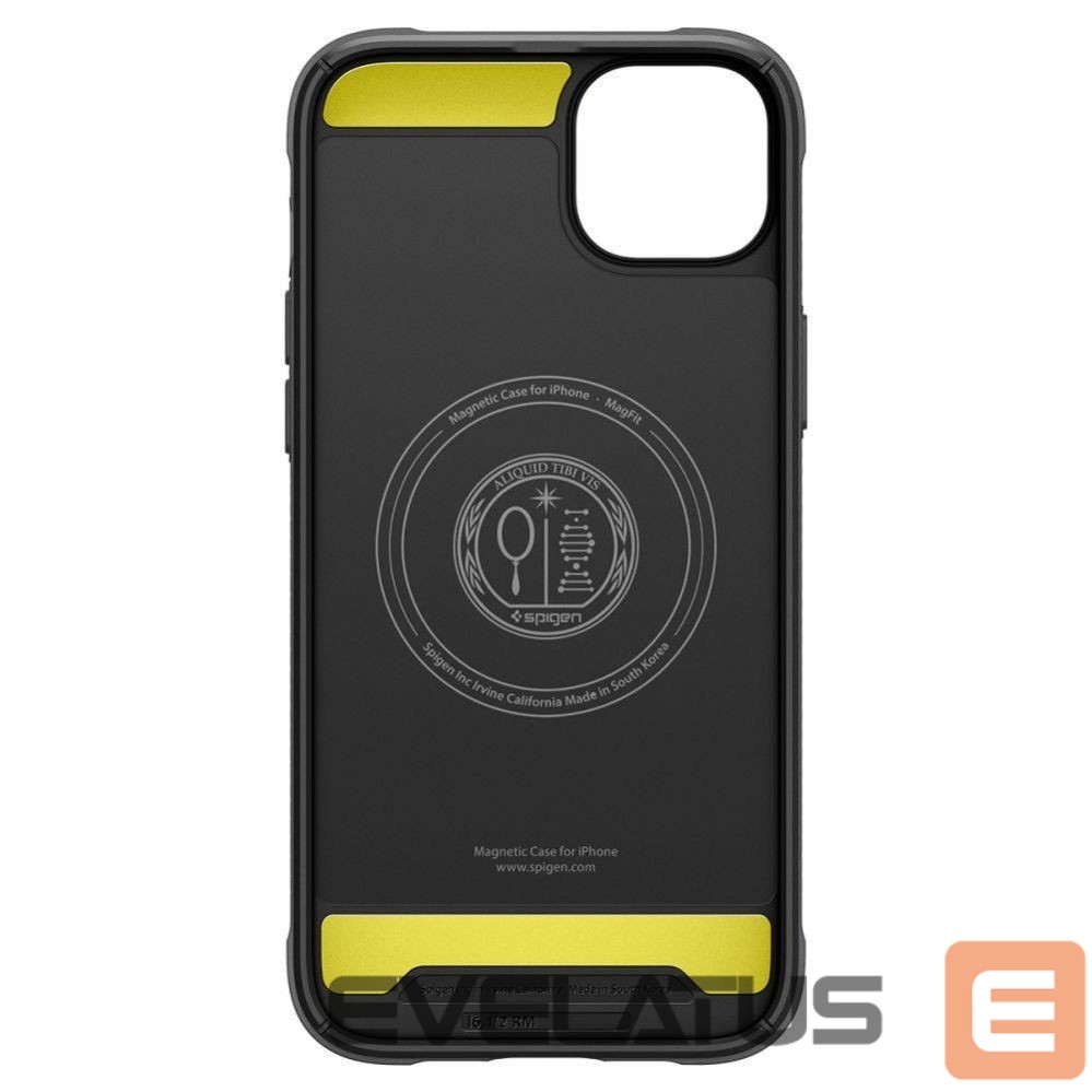 Nugarėlės dėklai Spigen Spigen Rugged Armor Mag Case with MagSafe for iPhone 14 - Matte Black