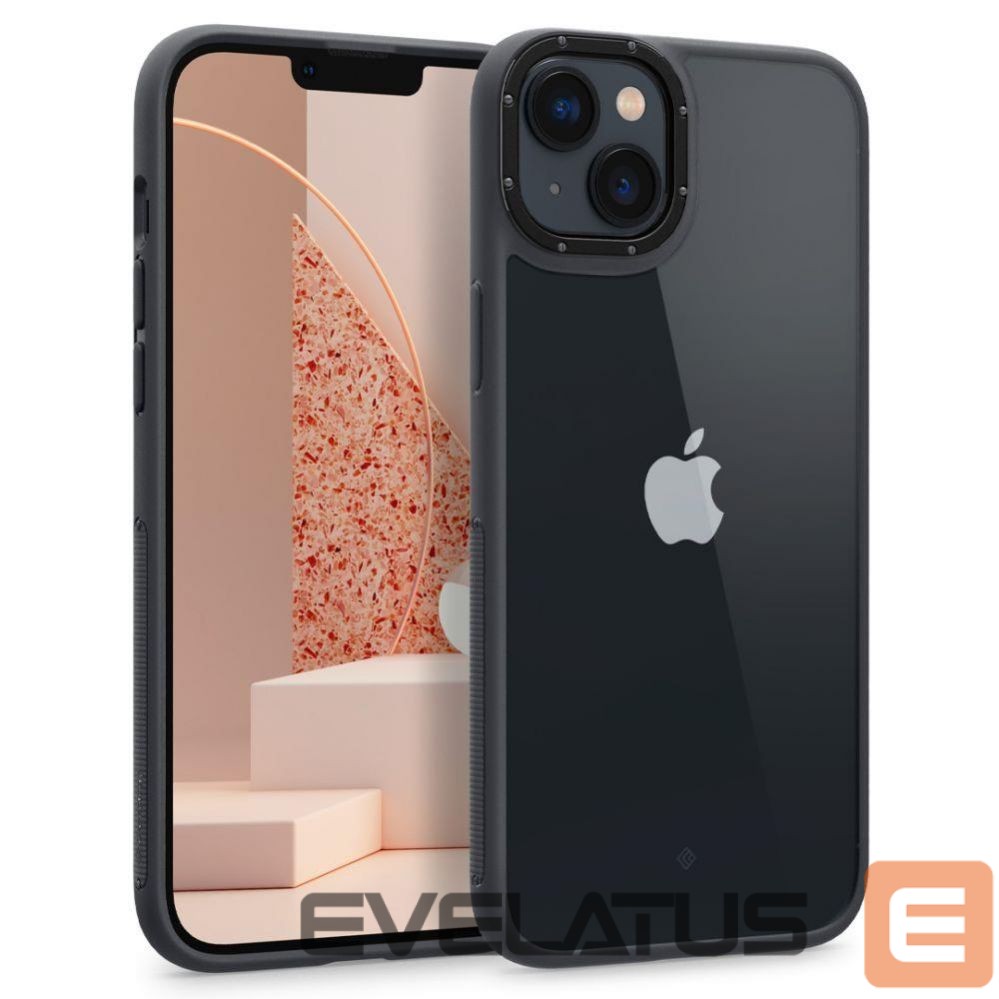 Nugarėlės dėklai Spigen Caseology Skyfall iPhone 14 Plus Case - Matte Black