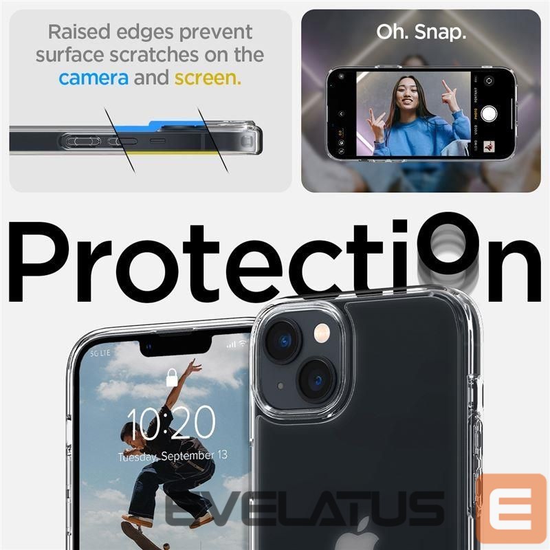Nugarėlės dėklai Spigen Transparent