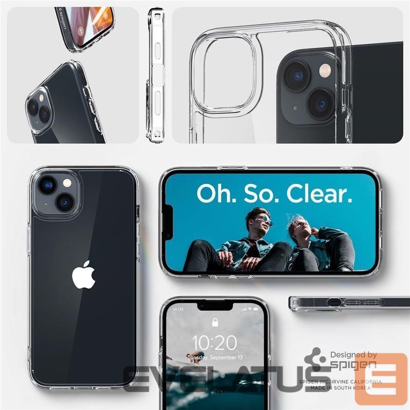 Nugarėlės dėklai Spigen Transparent