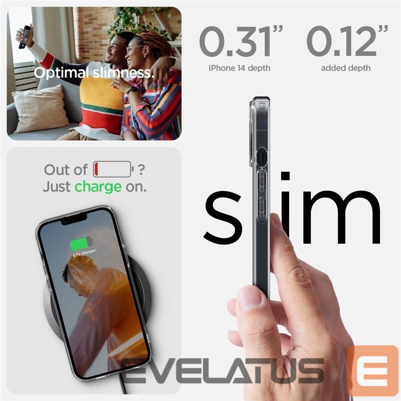 Nugarėlės dėklai Spigen Transparent