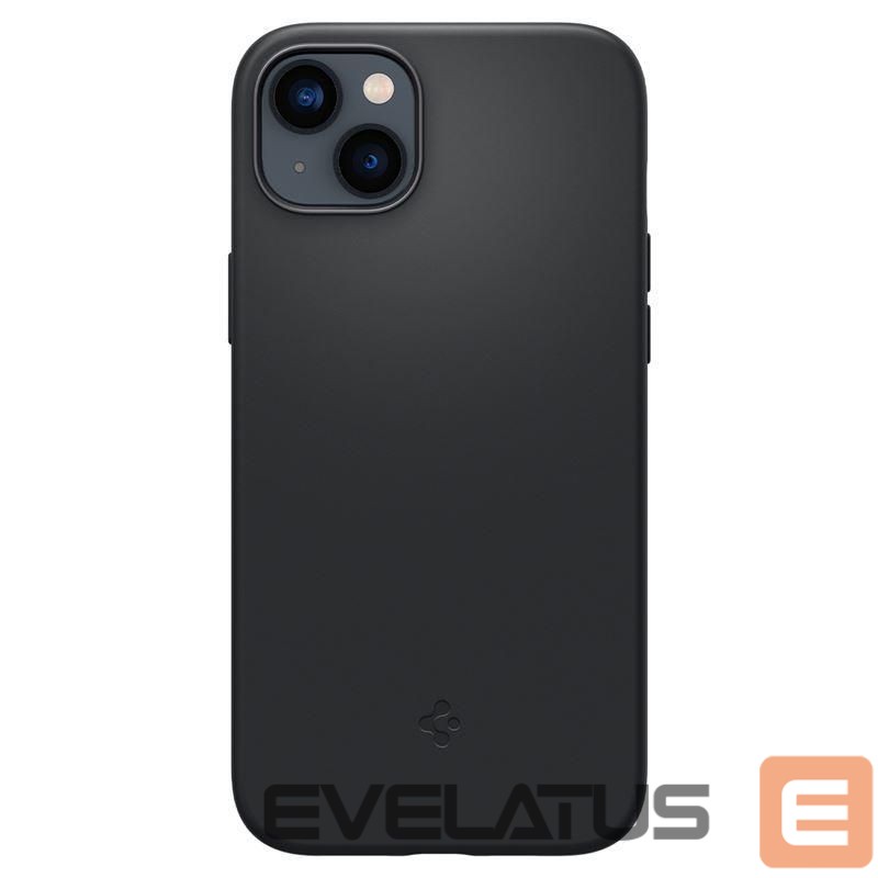 Nugarėlės dėklai Spigen Spigen Silicone Fit Mag Case with MagSafe for iPhone 14 Plus - Black