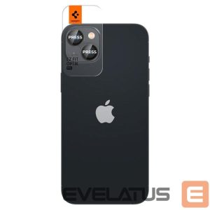 Apsauginiai stiklai Spigen  Spigen Glas.tR EZ Fit Optik Camera Protector for iPhone 14 / Plus / 15 / Plus - Black 2 pcs. 