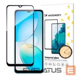 Apsauginiai stiklai Wozinsky  Wozinsky Full Glue Infinix Hot 12i Full Screen Tempered Glass with Frame black (case friendly) 