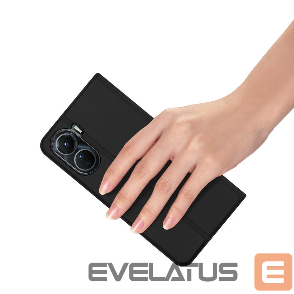 Nugarėlės dėklai Dux Ducis Dux Ducis Skin Pro case Vivo Y16 / Y02s wallet holster cover with flap black