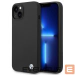 Nugarėlės dėklai BMW  BMW Silicone Metal Logo Case for iPhone 14 - Black 