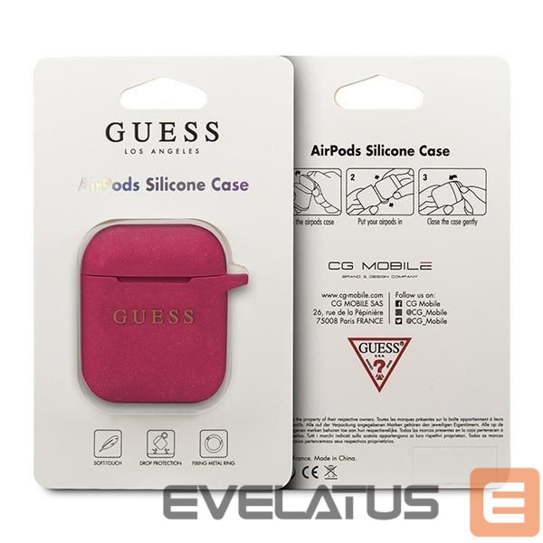 Nugarėlės dėklai Guess Fuchsia