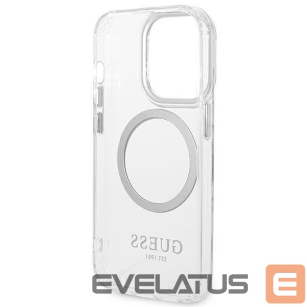 Nugarėlės dėklai Guess Silver || Transparent