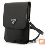 Universalus sporto dėklas Guess  Guess Handbag GUWBSATMBK black / black Saffiano Triangle 