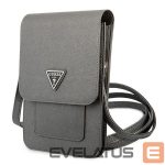 Universalus sporto dėklas Guess  Guess Handbag GUWBSATMGR gray / gray Saffiano Triangle 